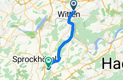 Route in der Bikemap App öffnen