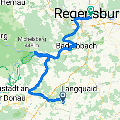 Robert Silke Radln Tag 1   Asbach-Regensburg