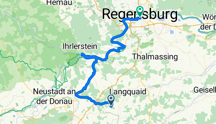 Robert Silke Radln Tag 1   Asbach-Regensburg