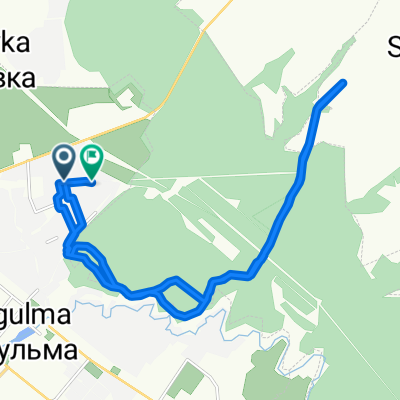 От Международная улица 16, Бугульма до Международная улица 29, Бугульма