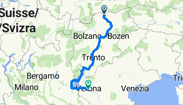 From Brenner to Verona by S2K