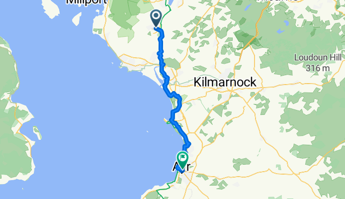 From Dalry to Ayr