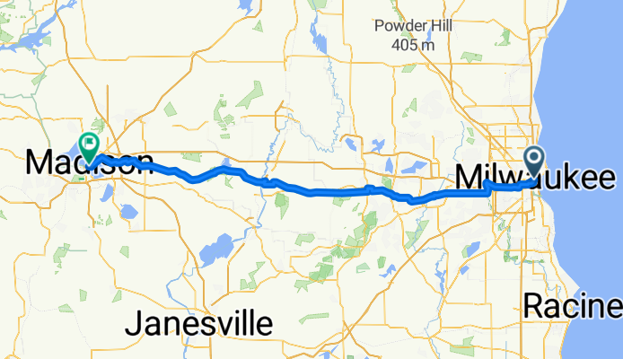 From Milwaukee to Madison