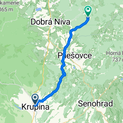 Krupina-Kopanice- Bzov. Lehôtka- Sása- Lomno