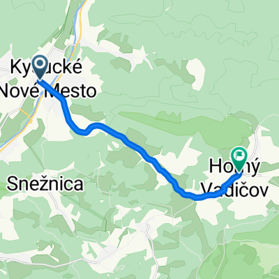 Kysucké Nové Mesto - Lopušná - Vadičov