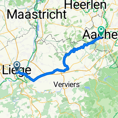 Von Aachen bis Lüttich