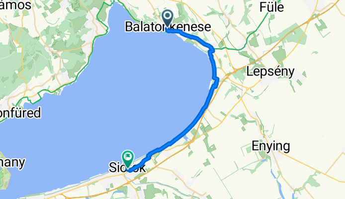 From Keszthely to Balatonszepezd