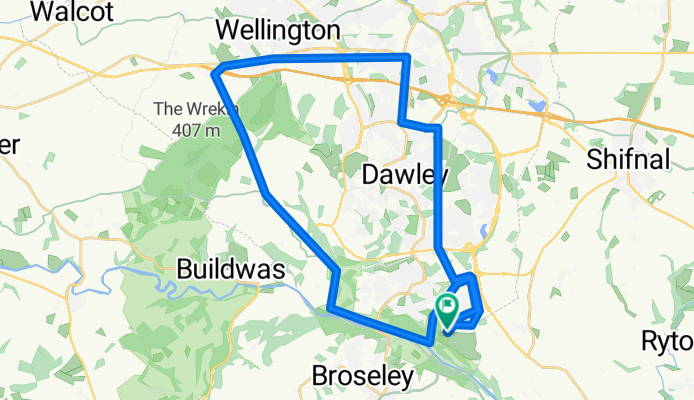 Route to Telford Golf Club