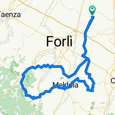 Budria - Bertinoro - Polenta - Rocca delle Caminate - Vespignano - Budria