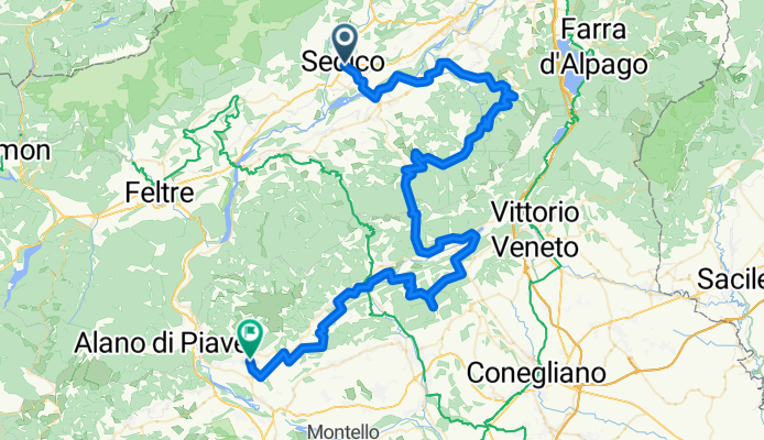 Von Sedico bis Valdobbiadene