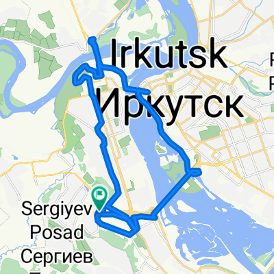 Университетский Микрорайон, 2Б, Иркутск до Улан-Баторская улица, 16А, Иркутск