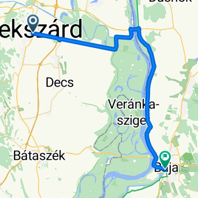 From Szekszárd to Baja