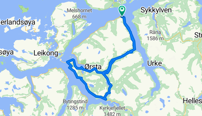 Route in Ålesund