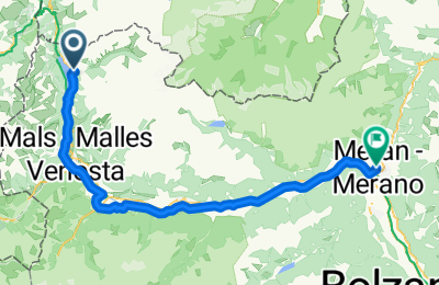 Route in der Bikemap App öffnen