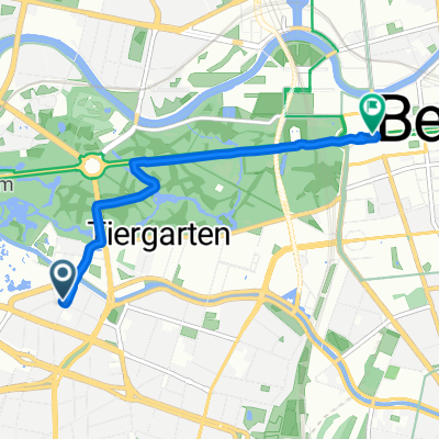 Wichmannstraße 8, Berlin nach Unter den Linden 80, Berlin