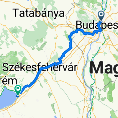 Route to Startbalaton Apartman Balatonvilágos