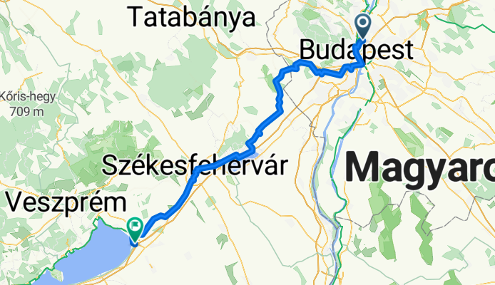 Route to Startbalaton Apartman Balatonvilágos