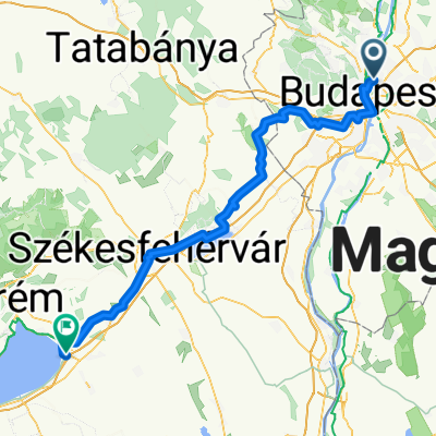 Route to Startbalaton Apartman Balatonvilágos