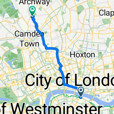 1 Colechurch House, Borough High Street, London to 23 Southcote Road, London