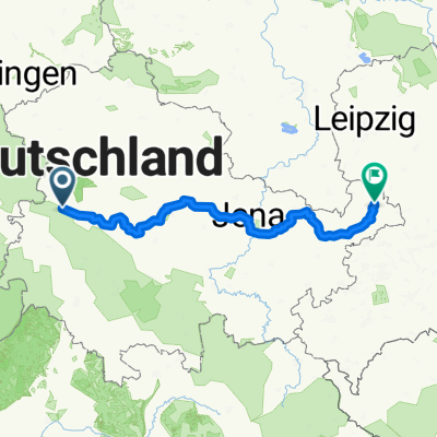 Thüringer Radfernwege - 11 - Thüringer Städtekette - D-Route 4