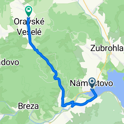 Námestovo- Orav. Jasenica- Orav. Veselé