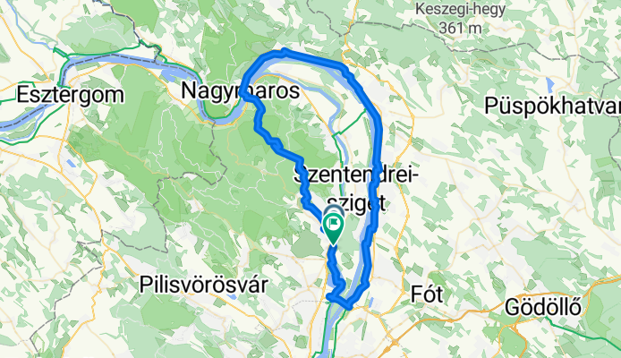 Route in Szentendre
