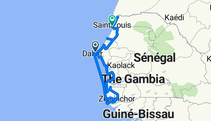 Senegal en bici.Gorkaskunki CLONED FROM ROUTE 462633