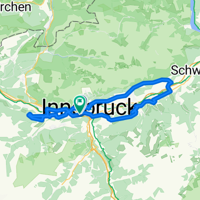 Ibk - Tulfes - Großvolderb. - Gnadenwald - Atram - Hötting - MW - Ranggen - OPF - Ibk