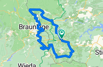 Route in der Bikemap App öffnen