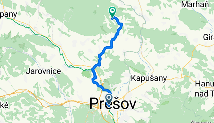 Prešov- V.Šariš- Terňa- Závadka