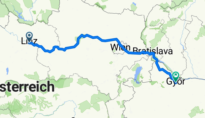 Linz to Győr