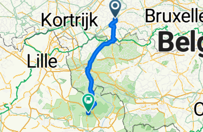 Route in der Bikemap App öffnen