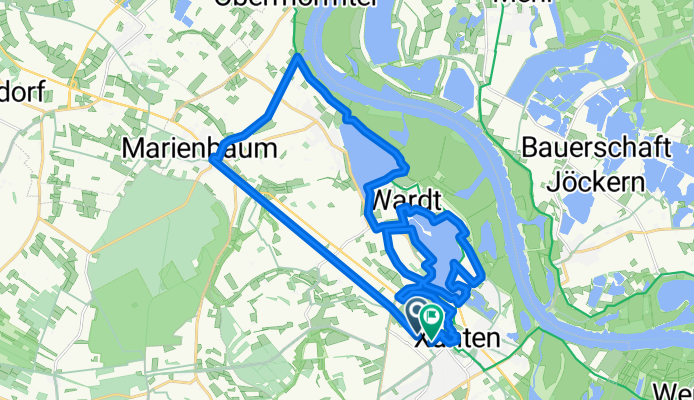 Route in Xanten