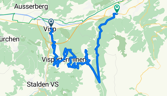 Visp - Gibidum - Nanztal - Brig