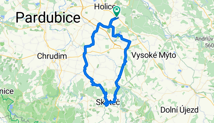 Stradouň, Luže, Skuteč, Chrast, Hrochův Týnec, Moravany