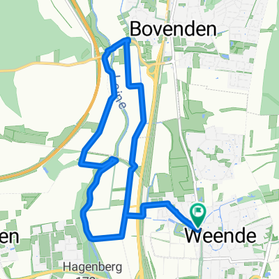 Route in Göttingen