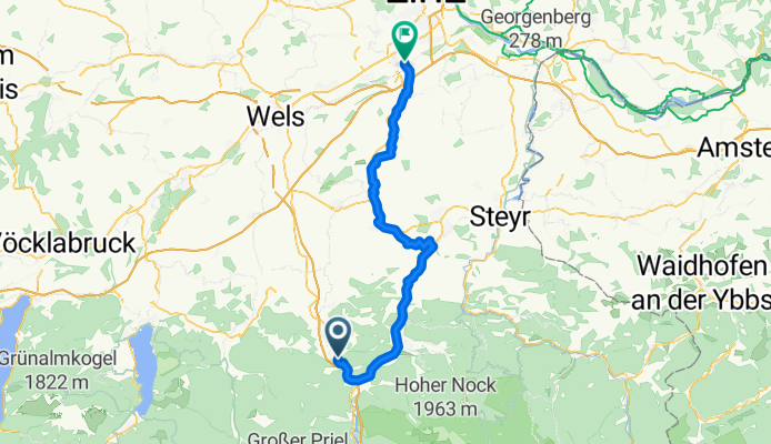 Von Michelsdorf nach Traun über Rohr im Kremstal