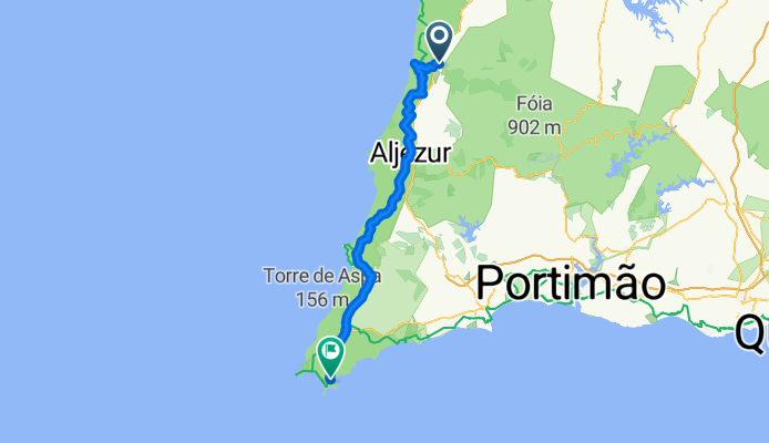 From Odemira to Vila do Bispo