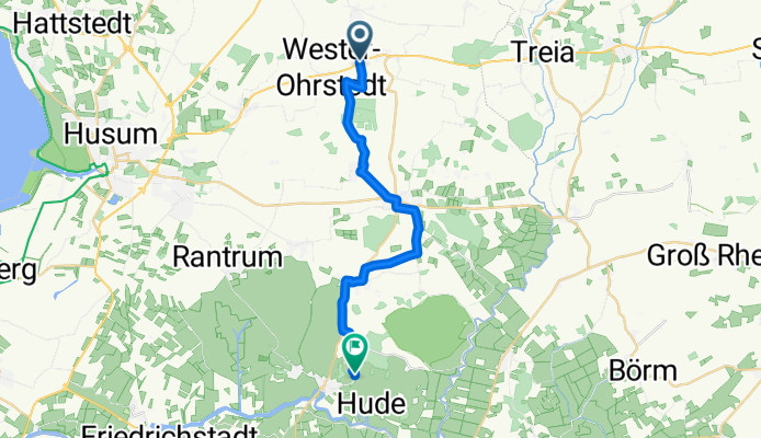 Importierte Route