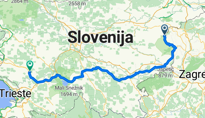 From Podcetrtek to Vipava