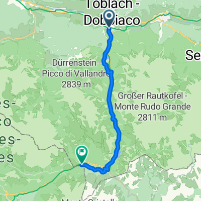Toblach dir south Munich-Venice