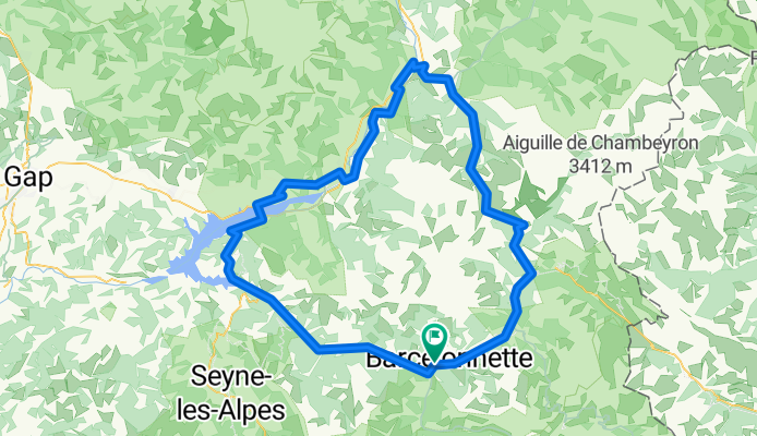 Route in La Condamine-Châtelard