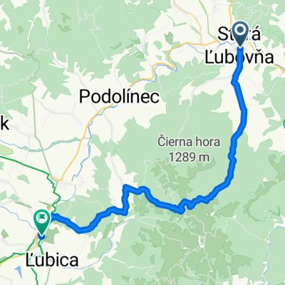 Stará Ľubovňa - Malý Václavák - Zlatná - Kežmaro