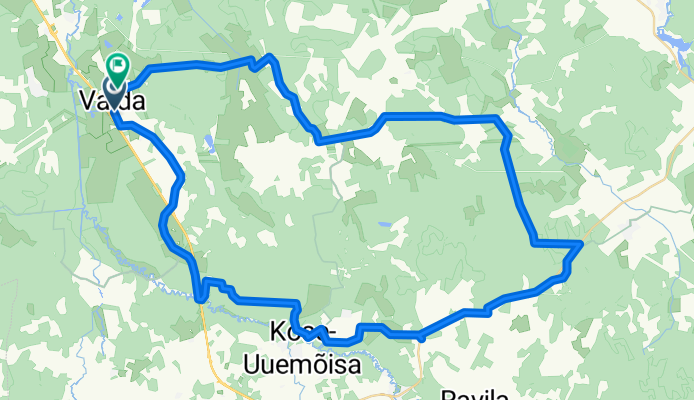 Route in Rae vald