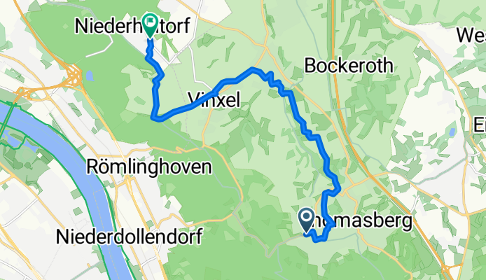 Dollendorfer Straße 401, Königswinter nach Löwenburgstraße 110, Bonn