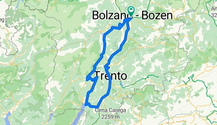 Route in Bozen