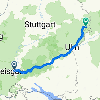 Weg nach Neresheim über Ulm