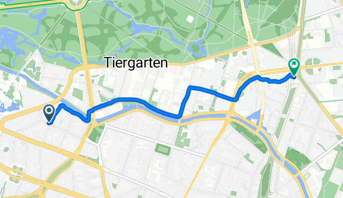 Wichmannstraße 18, Berlin nach Potsdamer Platz 9, Berlin