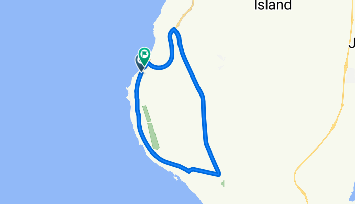 Route in Jazaer Beach