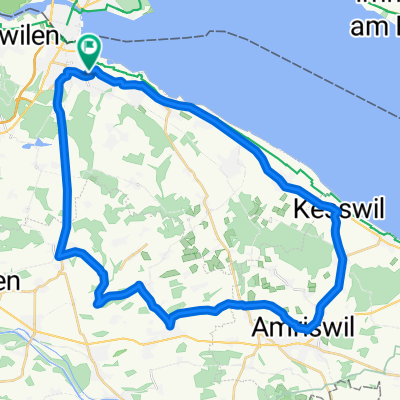 Kreuzlingen - Kesswil - Dozwil - Amiswil - Erlen - Berg - Kreuzlingen